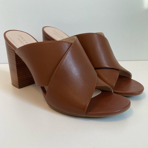 Cole Haan Shoes - Cole Haan never worn brown heeled sandals size 9